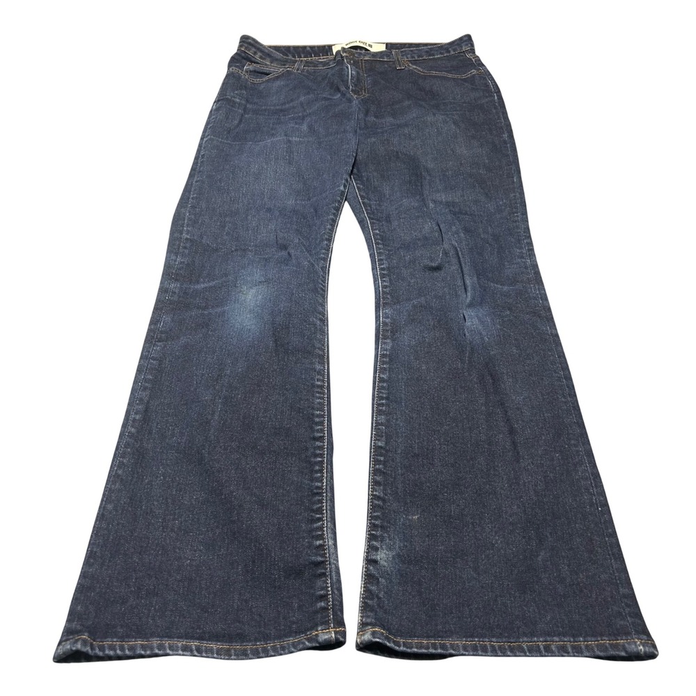 Vintage GAP Boot Cut Stretch Jeans Dark Wash Women 14L Blue Denim Y2K Classic